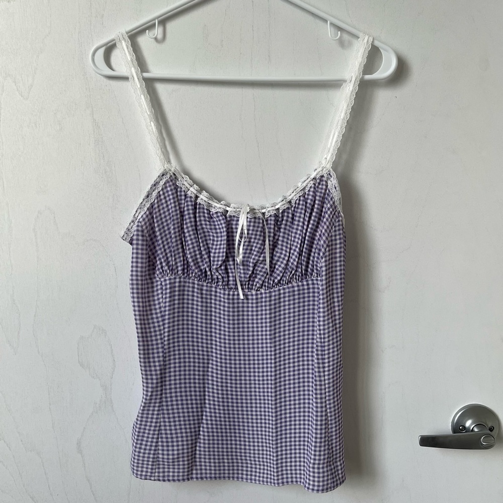 Rouje Paris Ivon Top Gingham - Picture 2 of 6